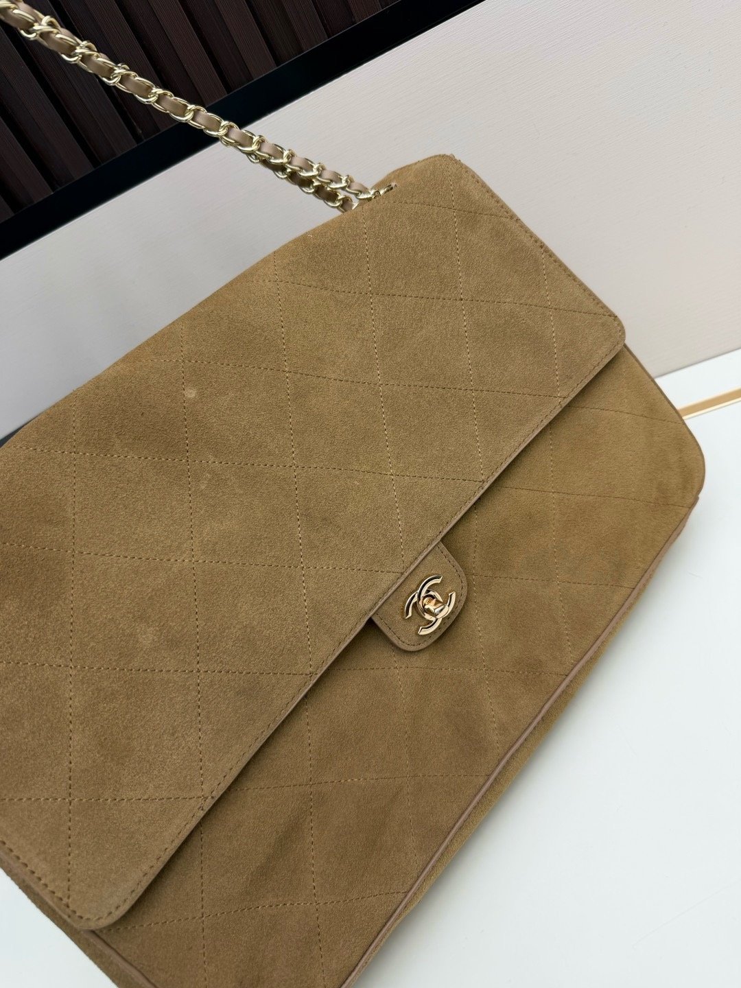 Chanel Vintage ss Matthieu Blazy Gold Chain Bag 1A047