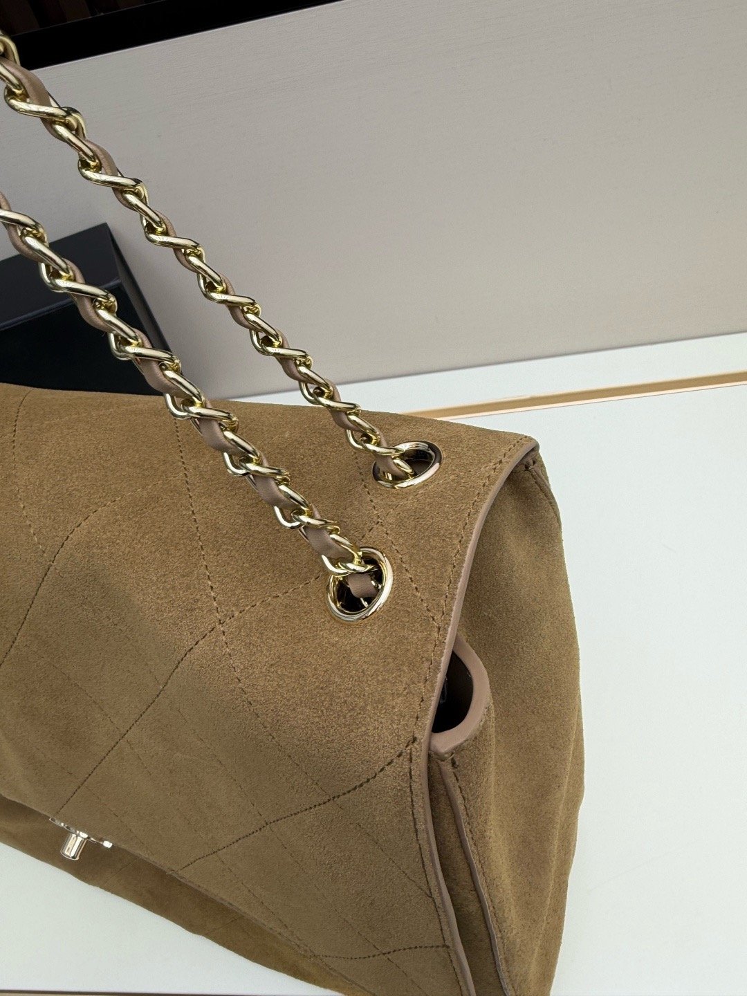 Chanel Vintage ss Matthieu Blazy Gold Chain Bag 1A047