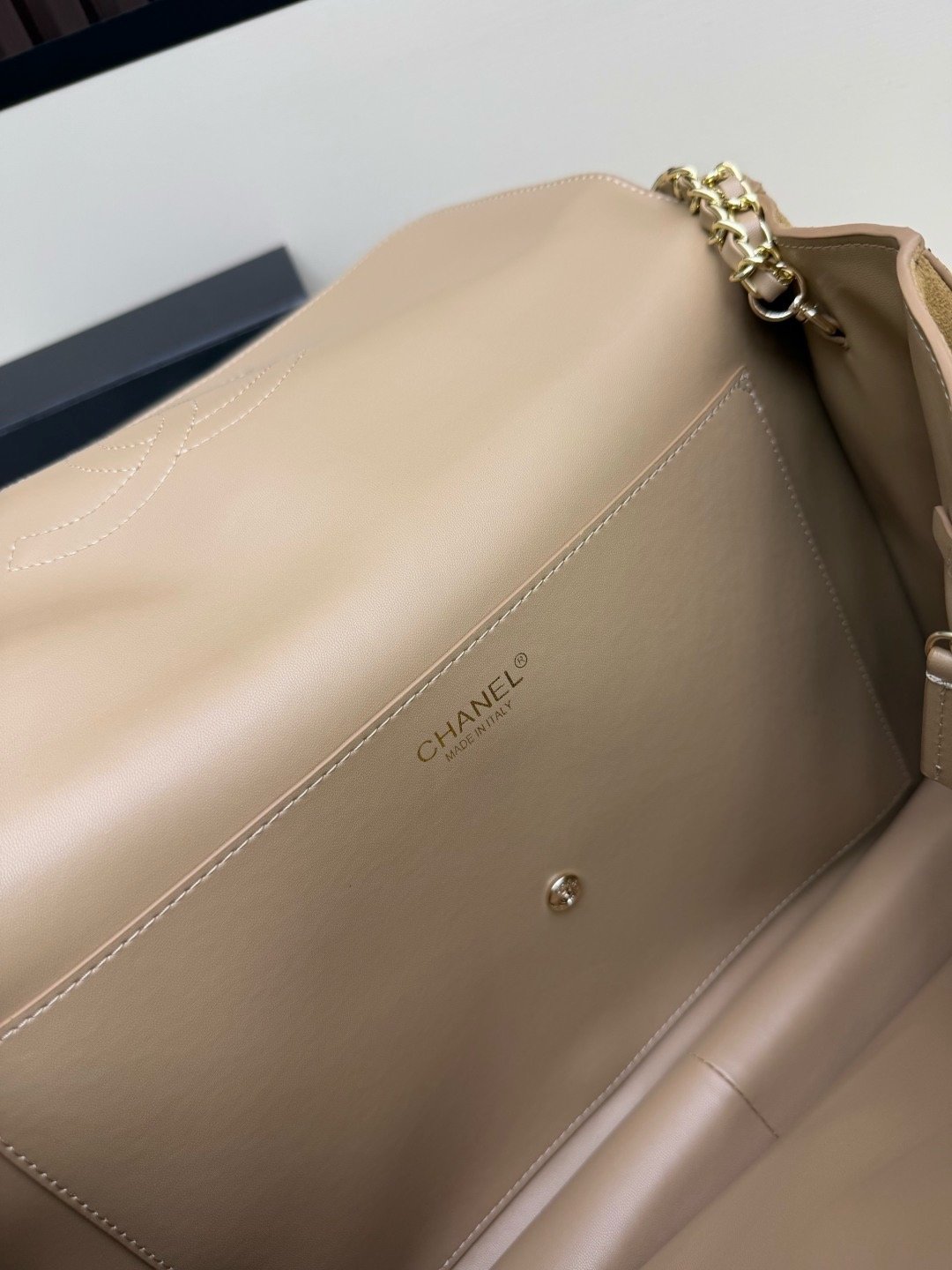 Chanel Vintage ss Matthieu Blazy Gold Chain Bag 1A047