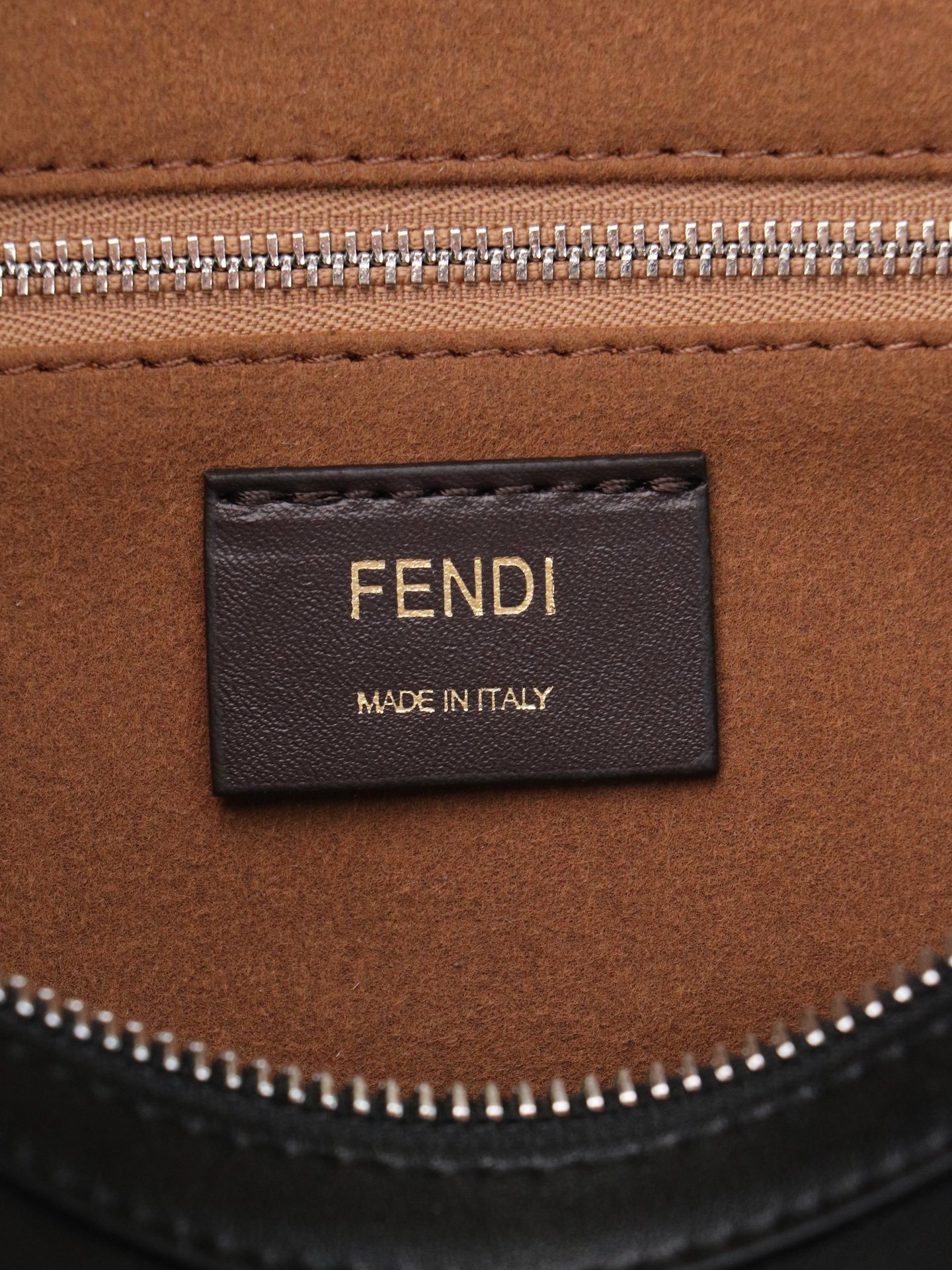 Fendi Simply FF Medium Silver Top Handle Bag 001360
