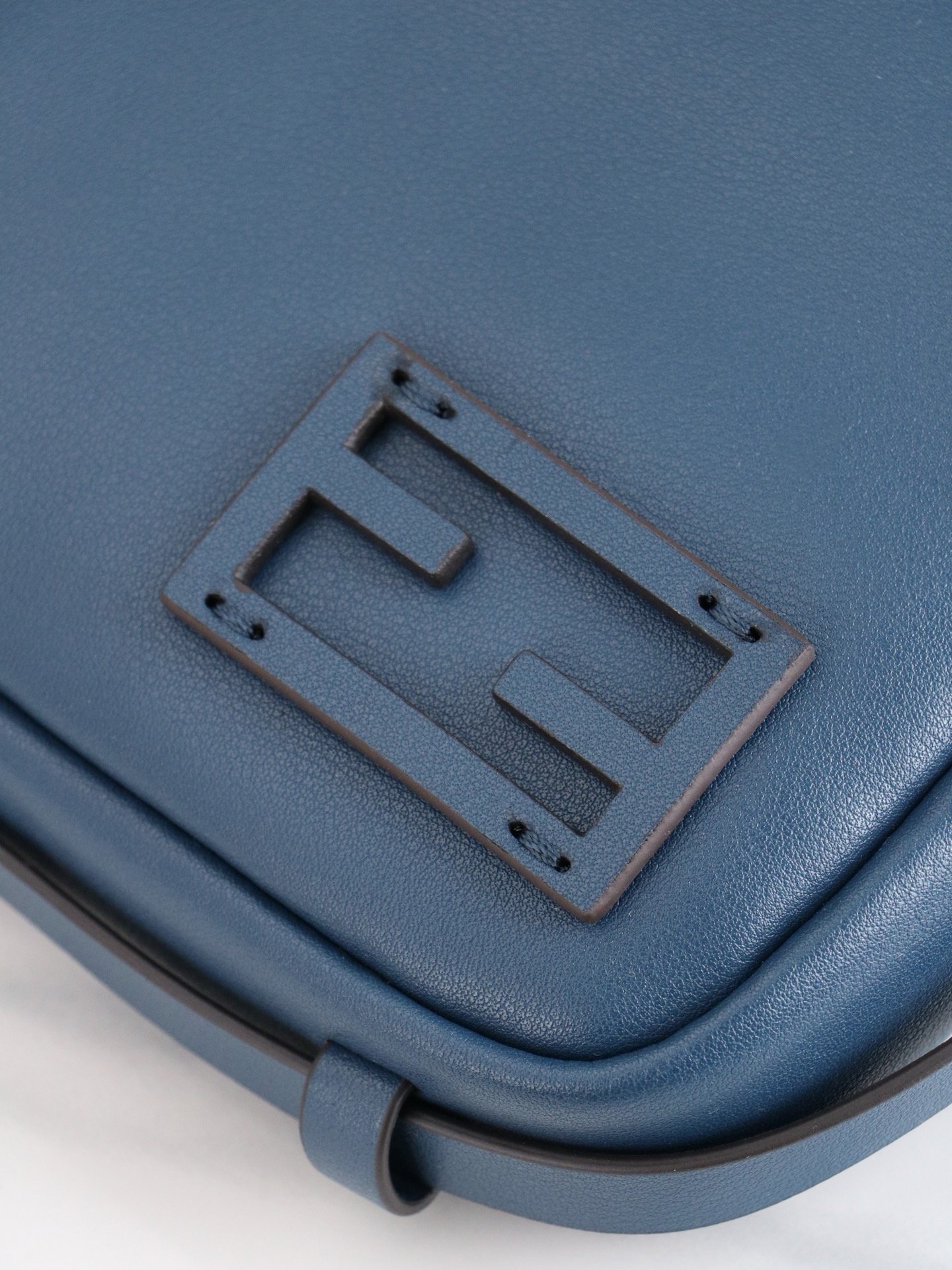 Fendi Simply FF Medium Silver Top Handle Bag 001360