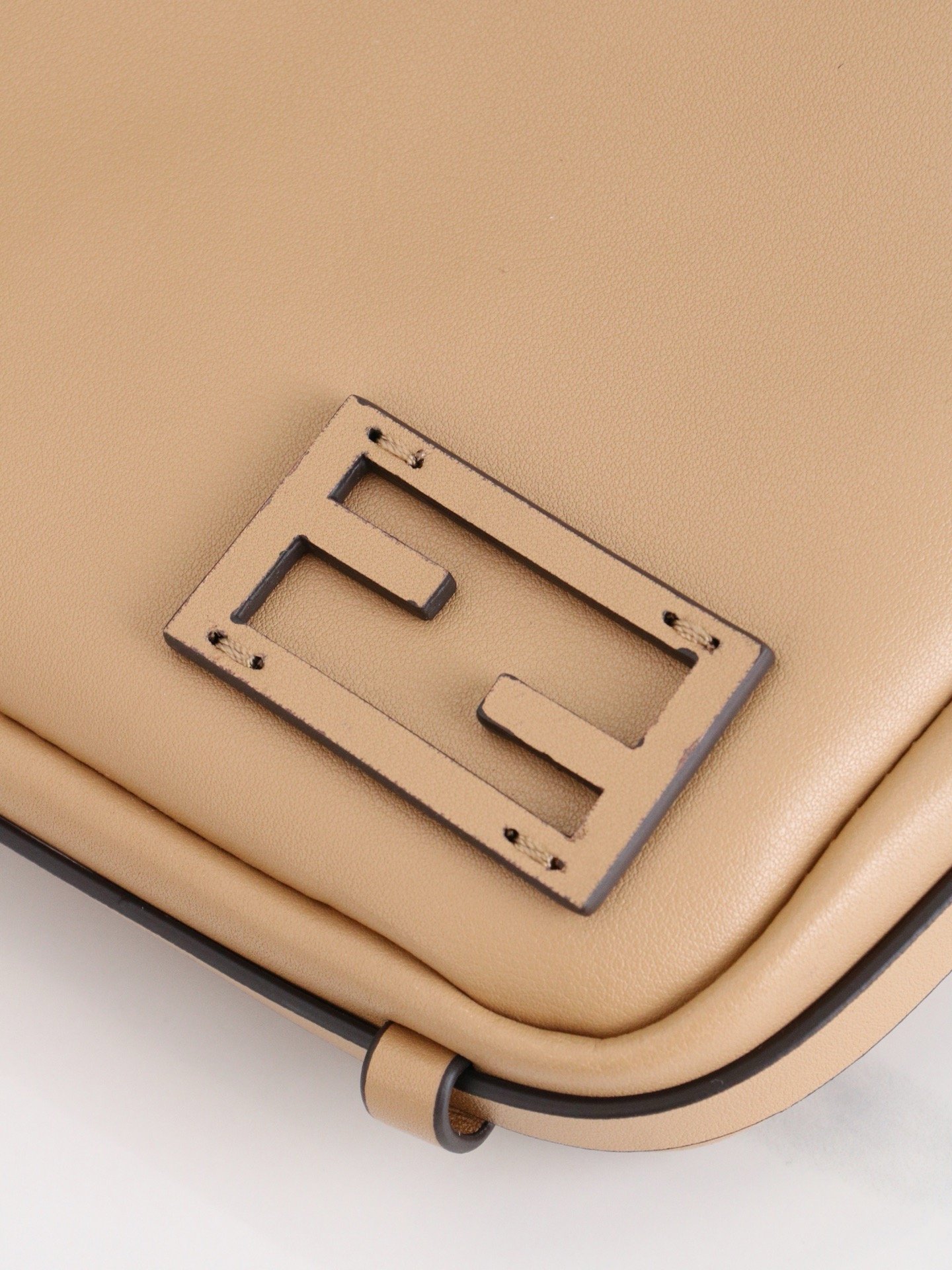 Fendi Simply FF Medium Silver Top Handle Bag 001360