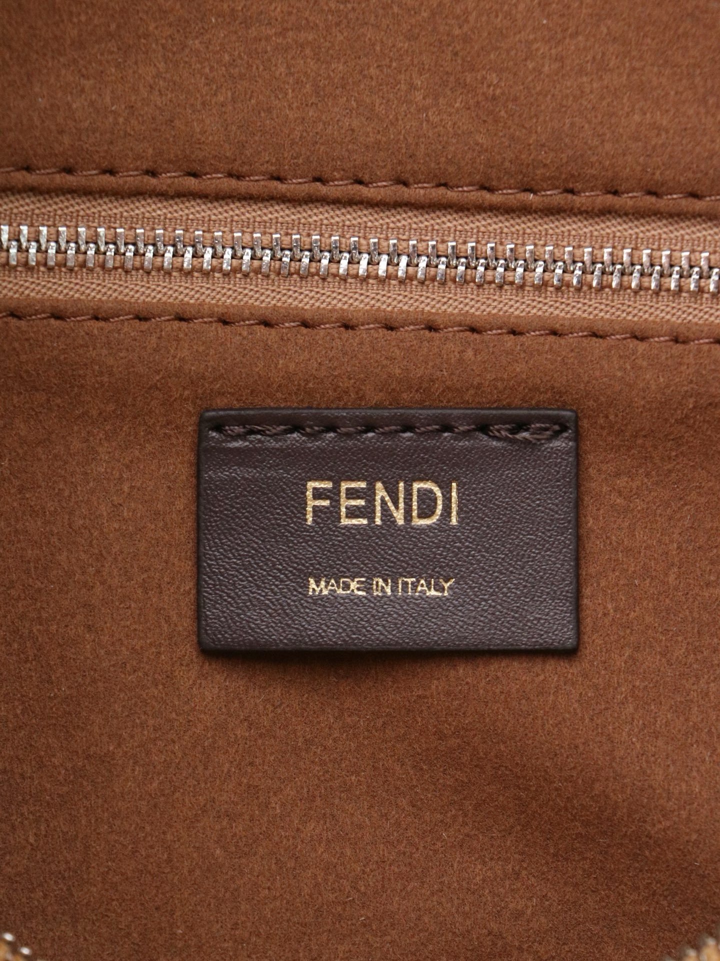 Fendi Simply FF Medium Silver Top Handle Bag 001360