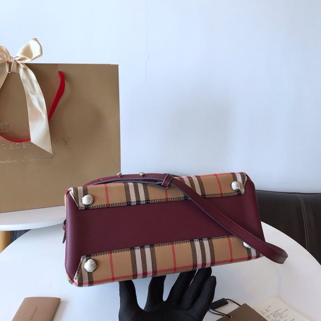 Burberry Vintage BURBERRYB Top Handle Bag 001380