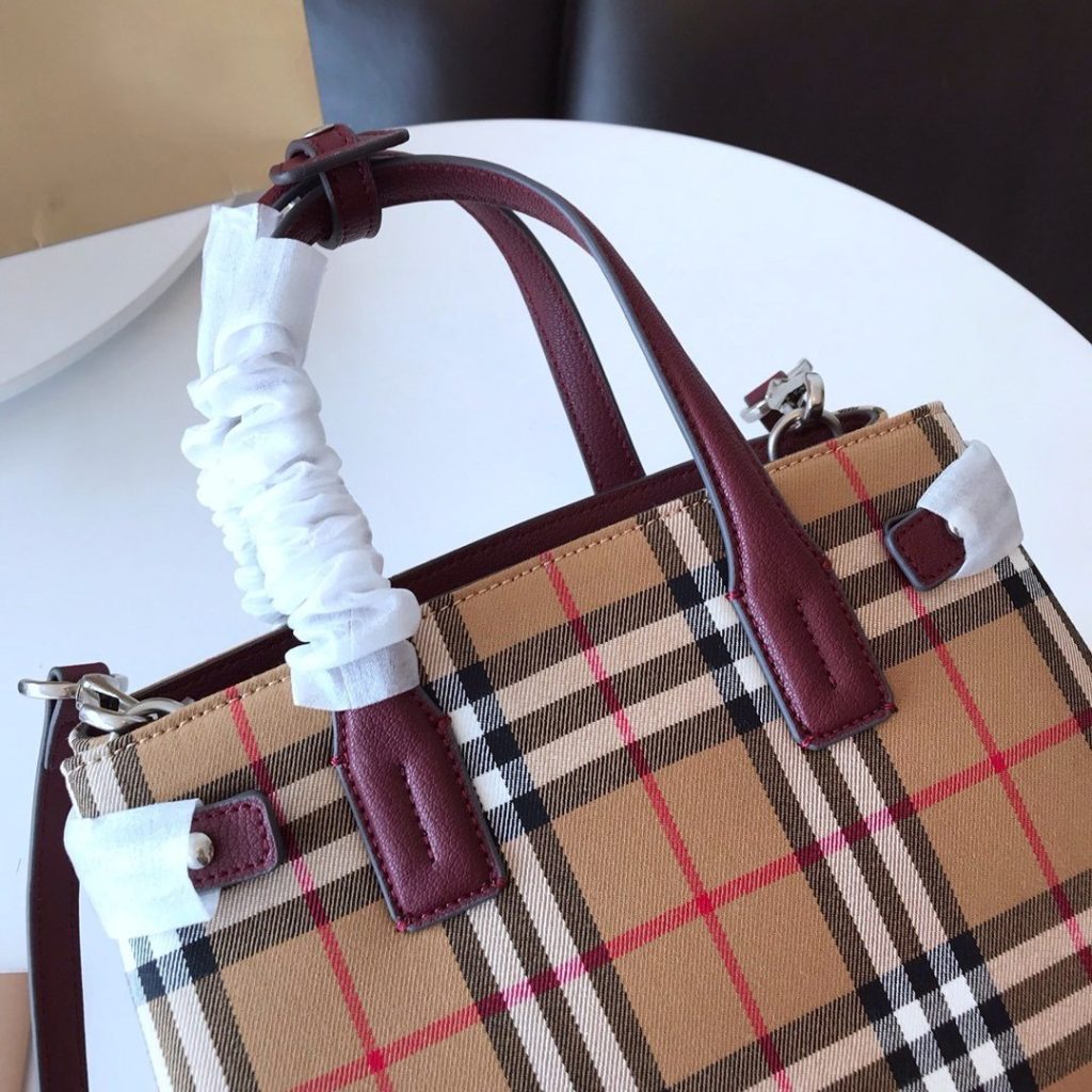 Burberry Vintage BURBERRYB Top Handle Bag 001380