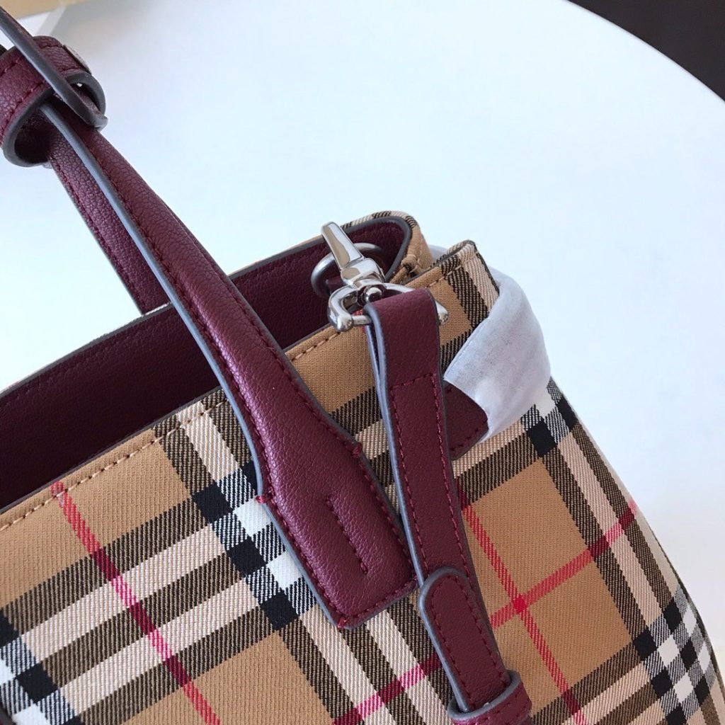 Burberry Vintage BURBERRYB Top Handle Bag 001380
