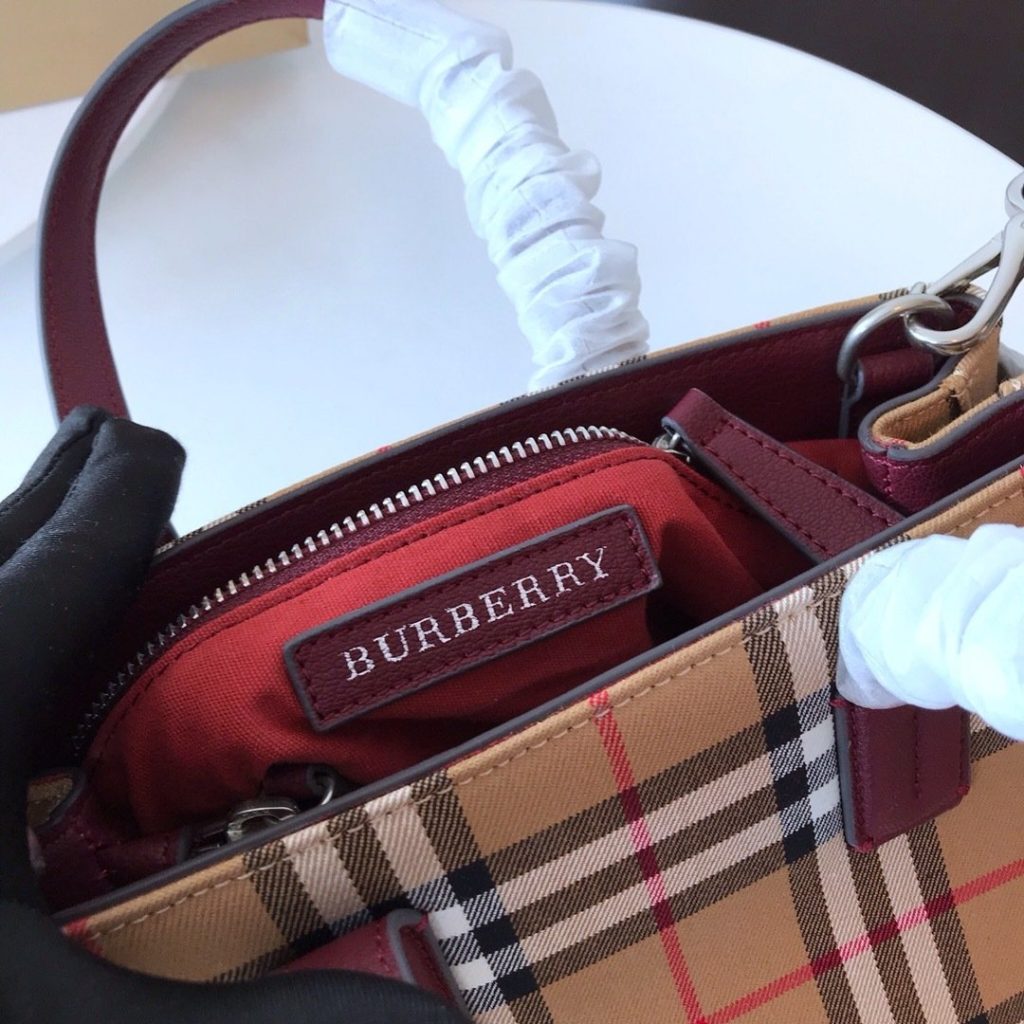 Burberry Vintage BURBERRYB Top Handle Bag 001380