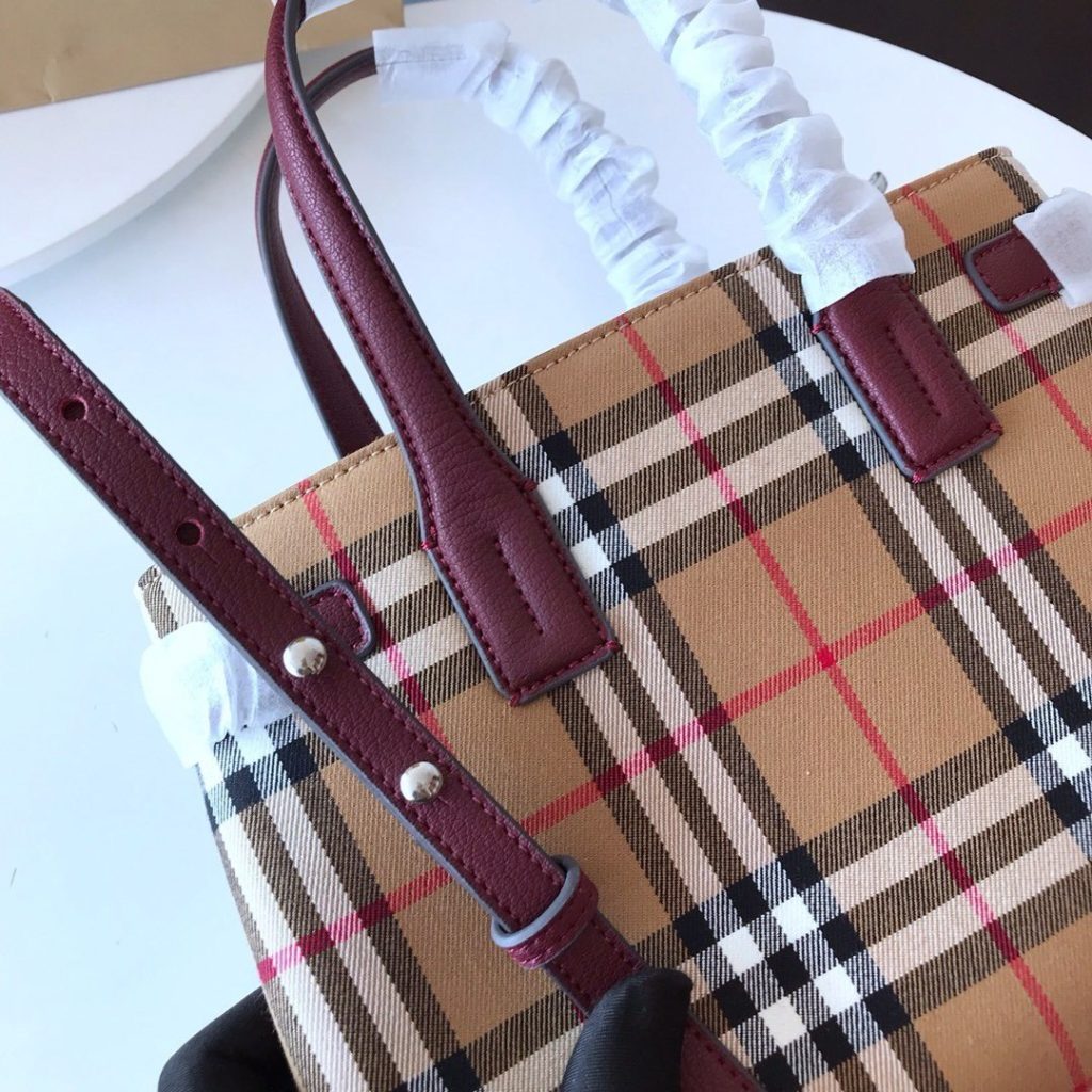 Burberry Vintage BURBERRYB Top Handle Bag 001380