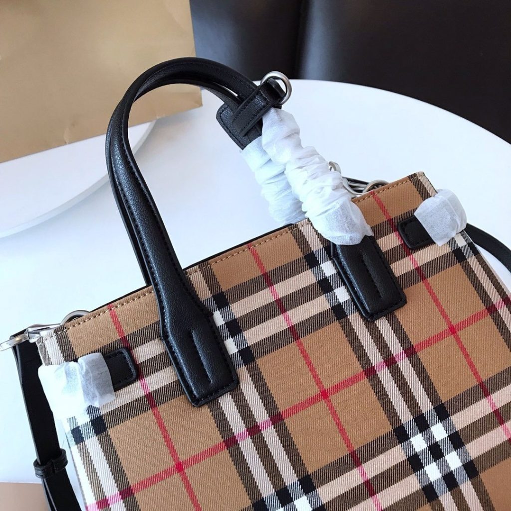 Burberry Vintage BURBERRYB Top Handle Bag 001380