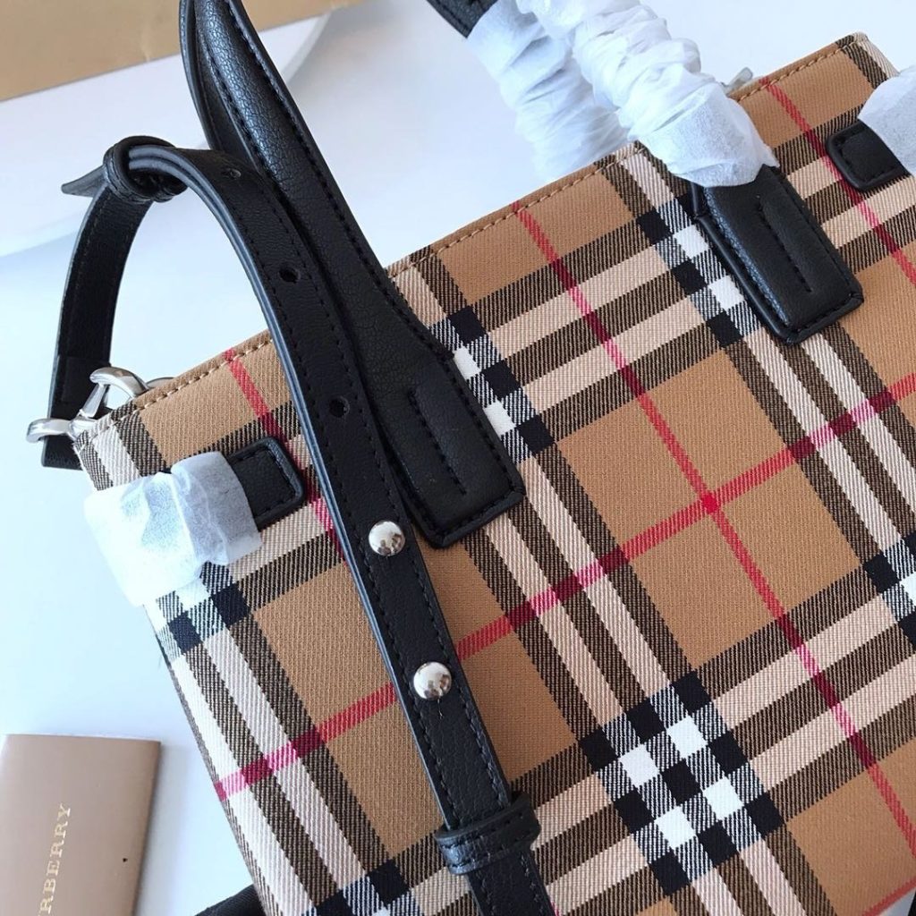 Burberry Vintage BURBERRYB Top Handle Bag 001380