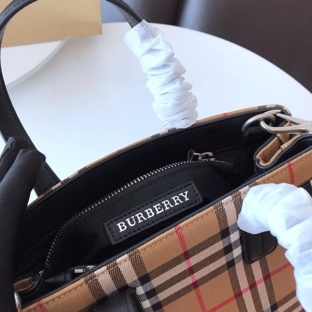 Burberry Vintage BURBERRYB Top Handle Bag 001380