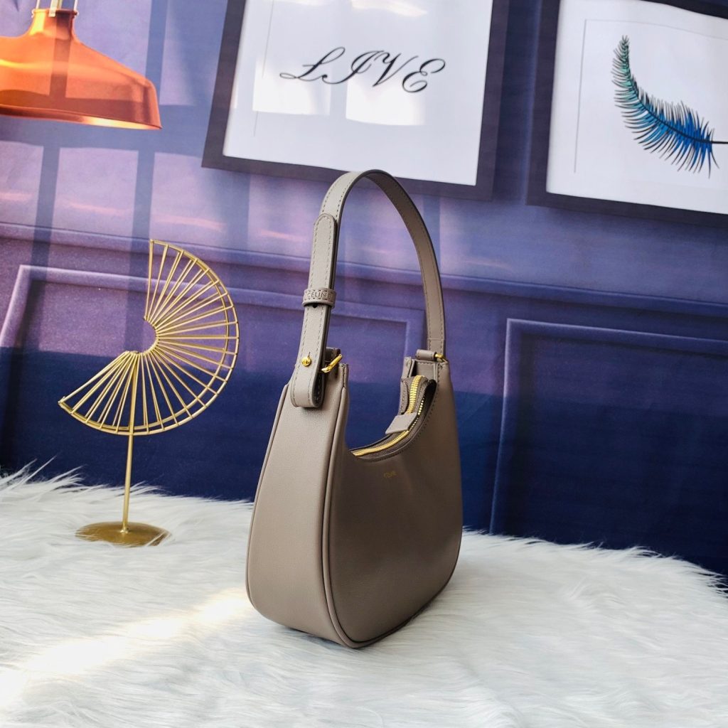 Celine C193953 cmX14cmX7cm Gray Underarm Bag C193953