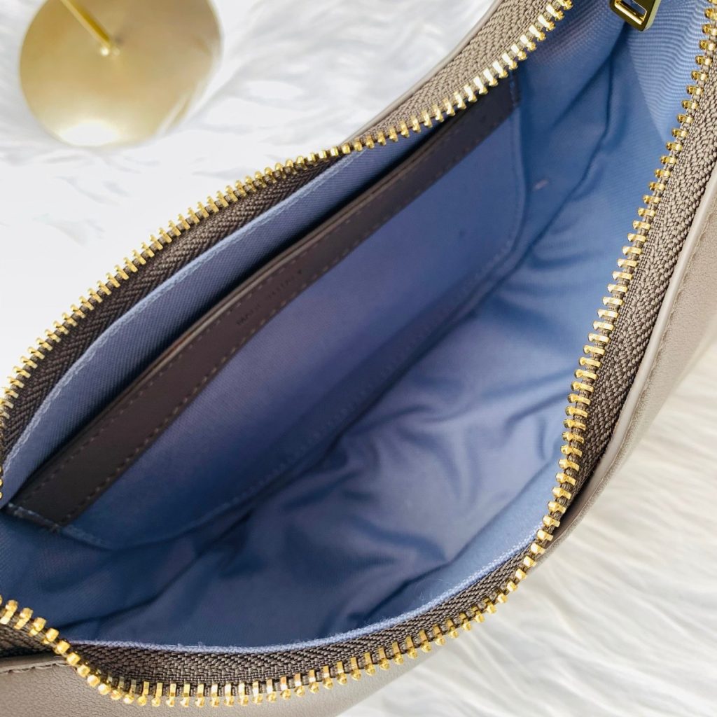 Celine C193953 cmX14cmX7cm Gray Underarm Bag C193953
