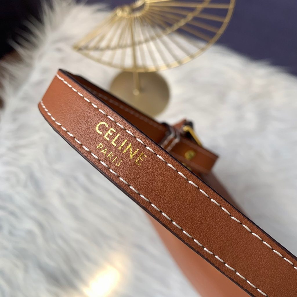 Celine C193953 cmX14cmX7cm Brown Underarm Bag C193953