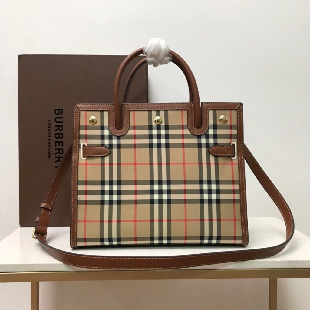 Burberry Vintage Title Top Handle Bag 3316