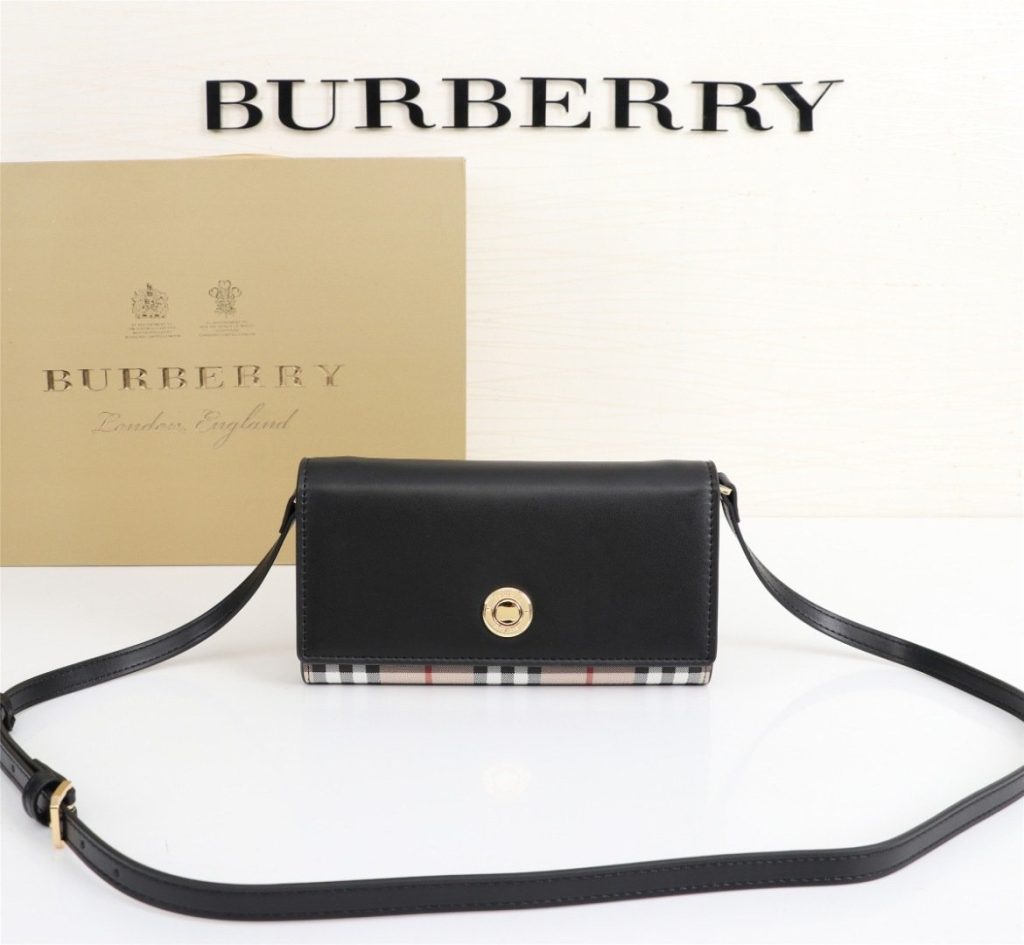 Burberry Black Top Handle Bag 001320