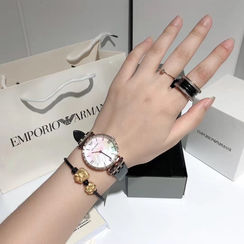 Armani THE Emporio Armani Watch Womens Babys Breath Womens