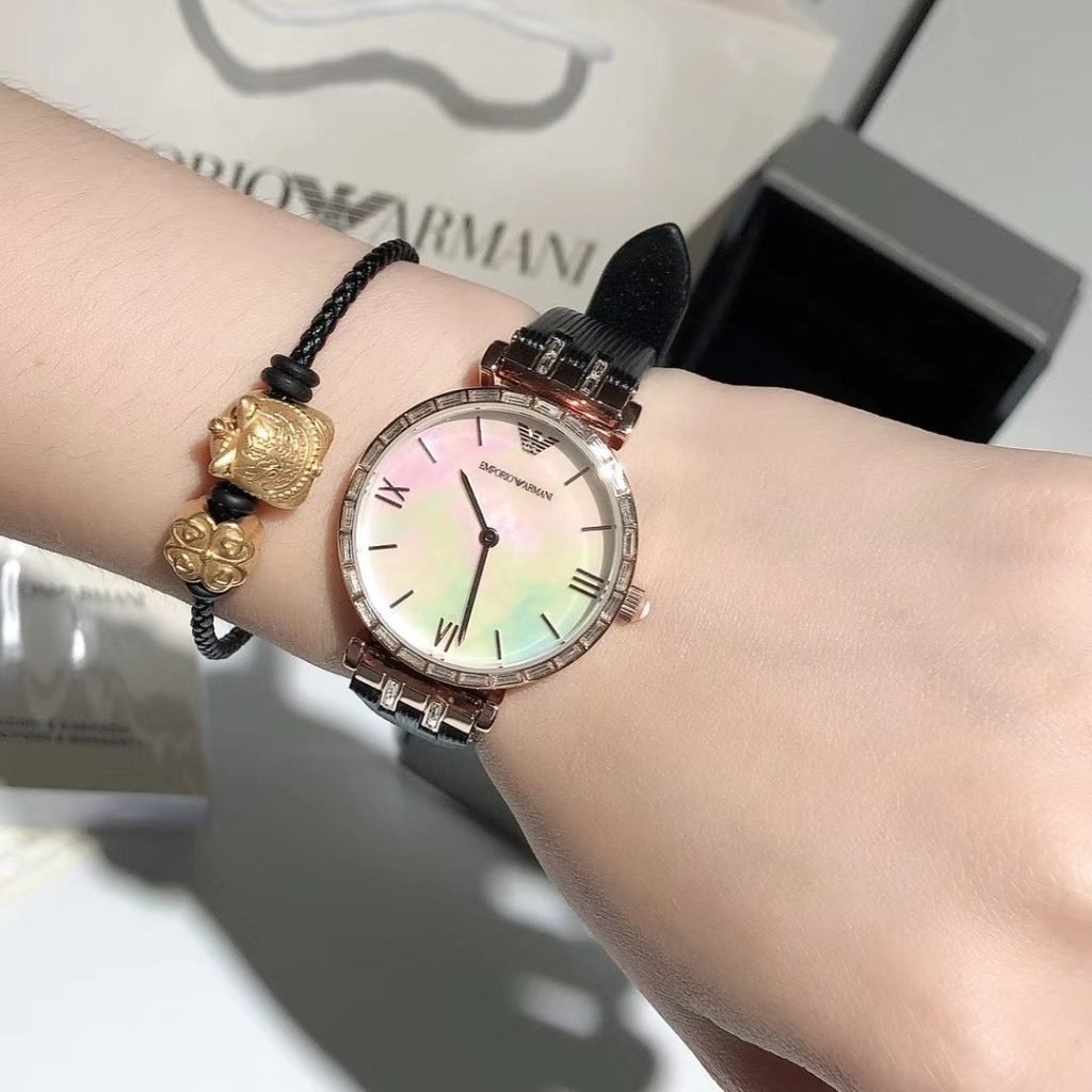 Armani THE Emporio Armani Watch Womens Babys Breath Womens