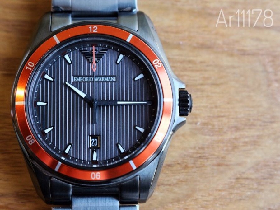 Armani Single Armani Armani AR11178 Case 316L Stainless Steel