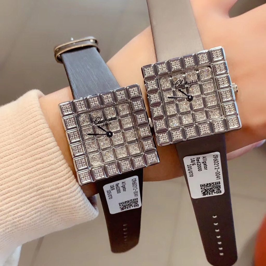 Chopard Chopin Happy Diamonds Womens Square Watch Temperament Watch