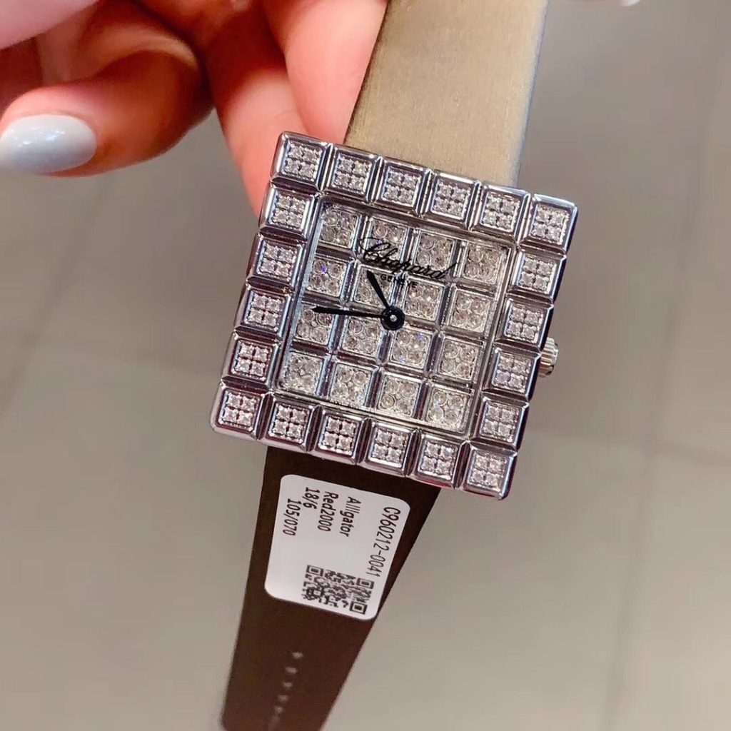 Chopard Chopin Happy Diamonds Womens Square Watch Temperament Watch