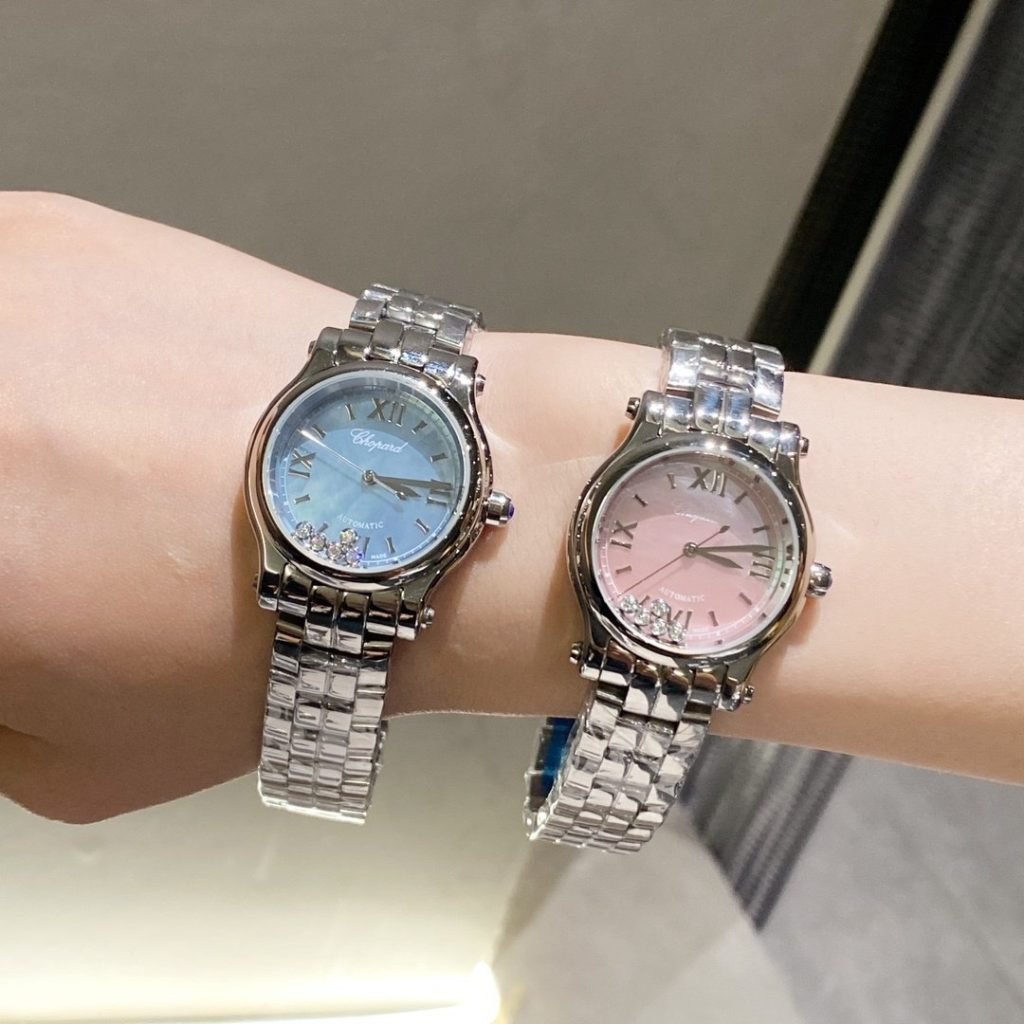 Chopard THE Light Pink SKY Lake Blue Shot Happy