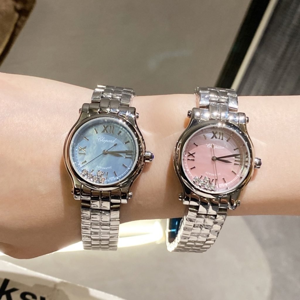Chopard THE Light Pink SKY Lake Blue Shot Happy