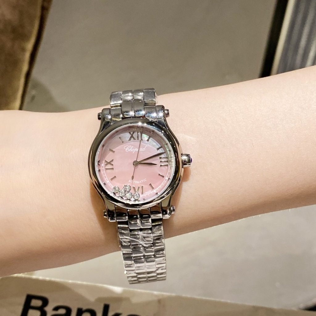 Chopard THE Light Pink SKY Lake Blue Shot Happy