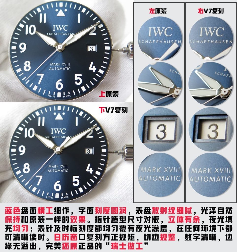 IWC THE OF THE V7 IS Heavily Promoted AND