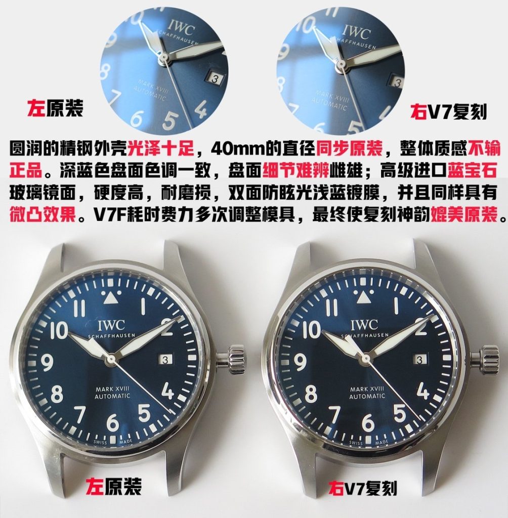 IWC THE OF THE V7 IS Heavily Promoted AND