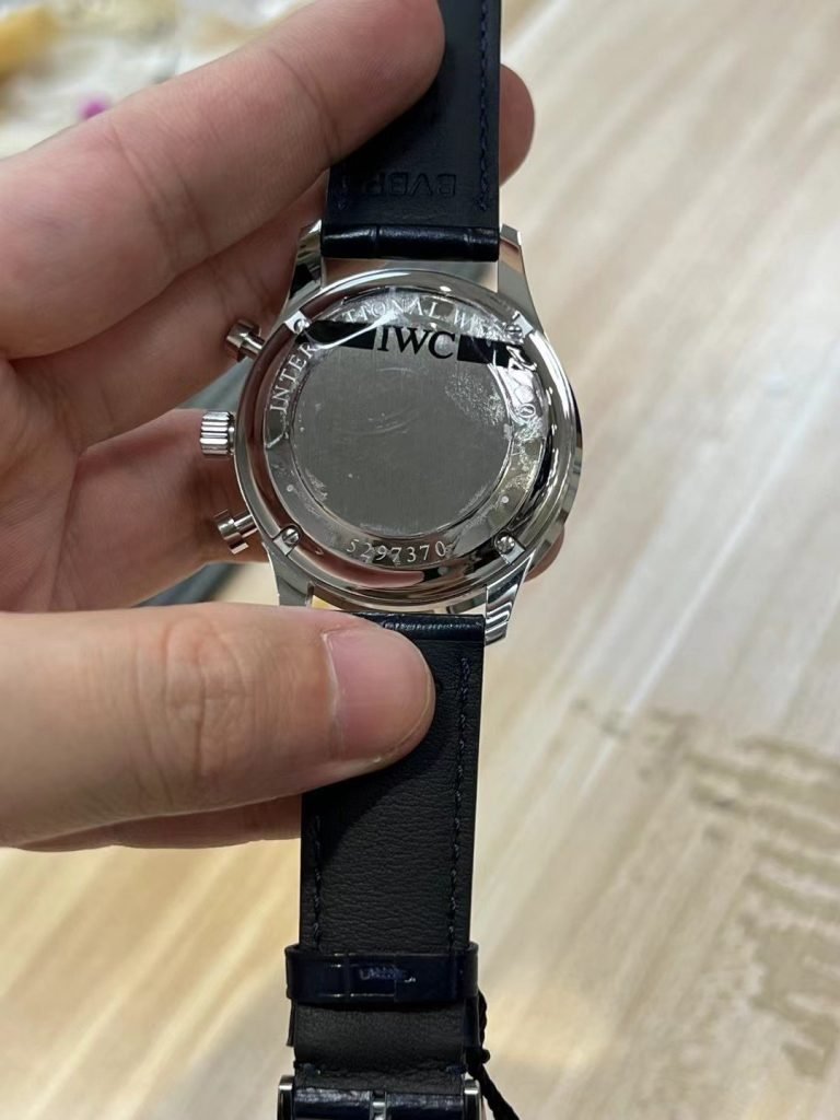 IWC ZF White Face Blue Needle Portuguese Meter