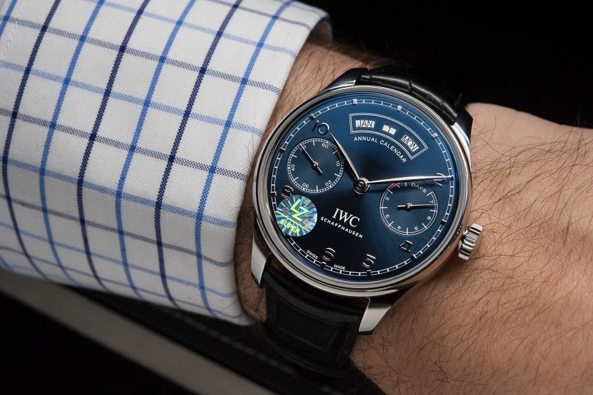 IWC Portuguese Calendar Watch A Collection OF Hours Minutes