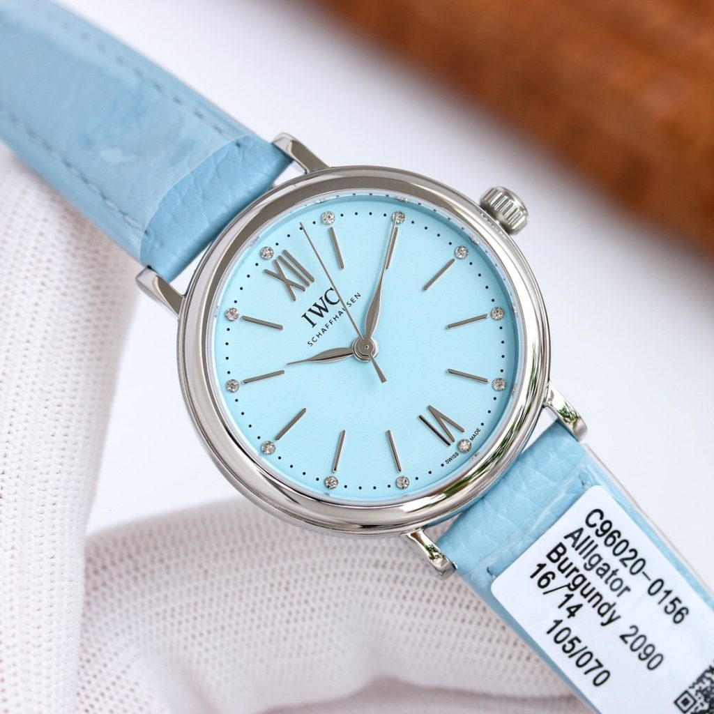 IWC THE Wanguo Botao Fino 34MM Mechanical Womens Shiny