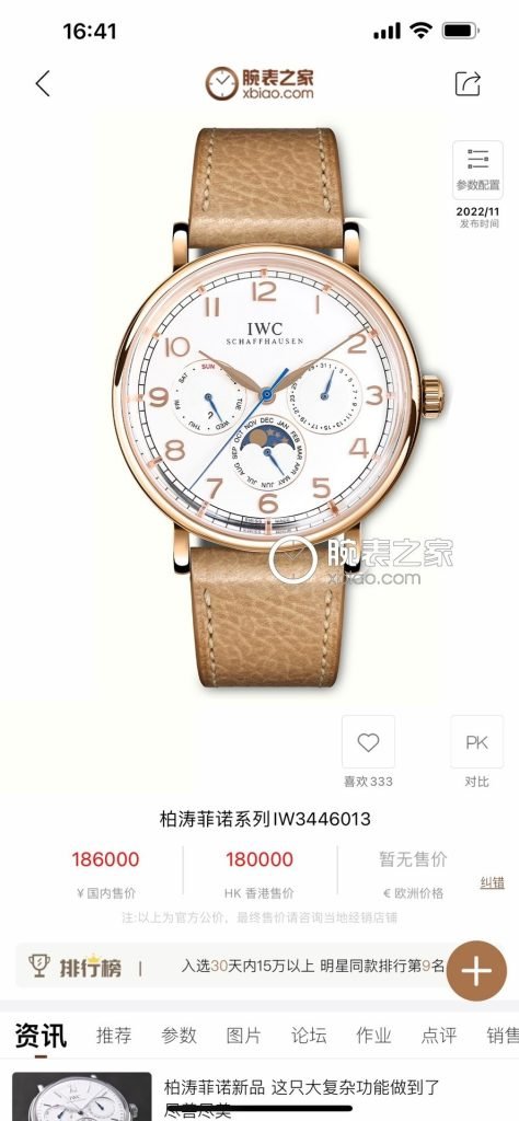 IWC THE Pinnacle OF IUS Appearance IS THE Most