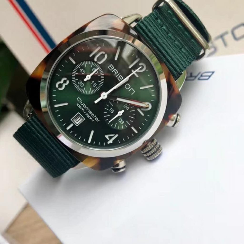 Panerai Brison Watch Zhou Dongyus Same Briston Small Green
