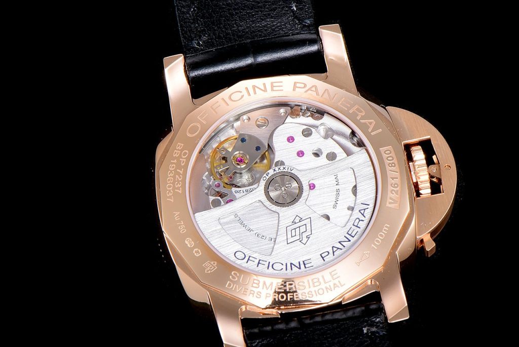 Panerai Submersible Sneak PAM00974 Watch Italian Calfskingoldt