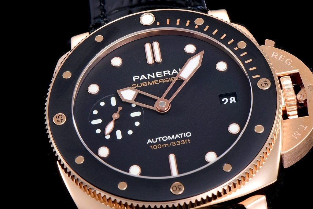 Panerai Submersible Sneak PAM00974 Watch Italian Calfskingoldt