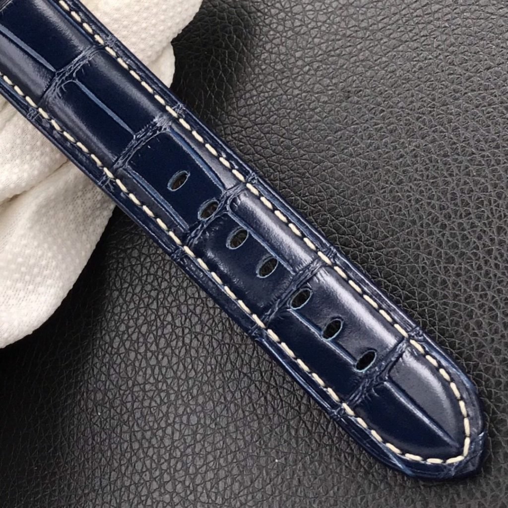 Panerai SAO Blue Lumino RED Gold Watch PAM 1112