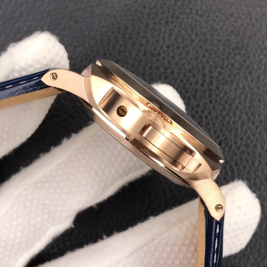 Panerai SAO Blue Lumino RED Gold Watch PAM 1112
