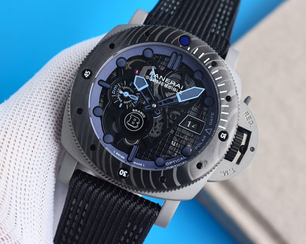 Panerai V7 Versionpam Panerai Submersible BMGTECH47MM Stealth Metallic Glass