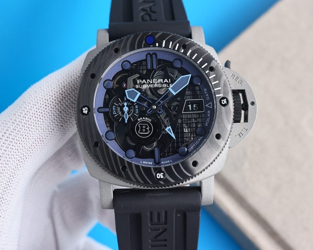 Panerai V7 Versionpam Panerai Submersible BMGTECH47MM Stealth Metallic Glass