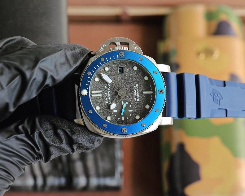 Panerai Panerai Arccoated Glass 44MM16MM Toplayer COW Leather Strap