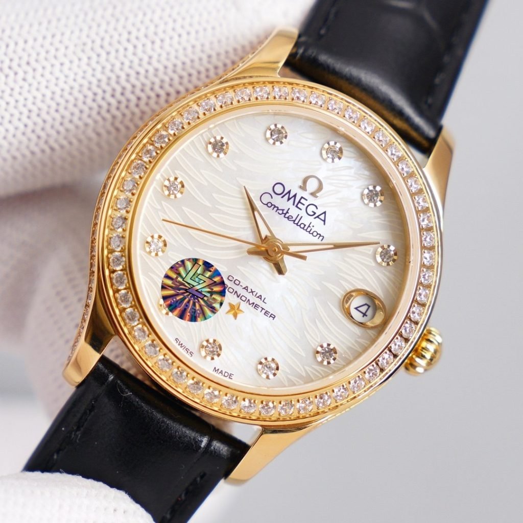 OMEGA THE Oujia Constellation Light Feather Womens Watch IS