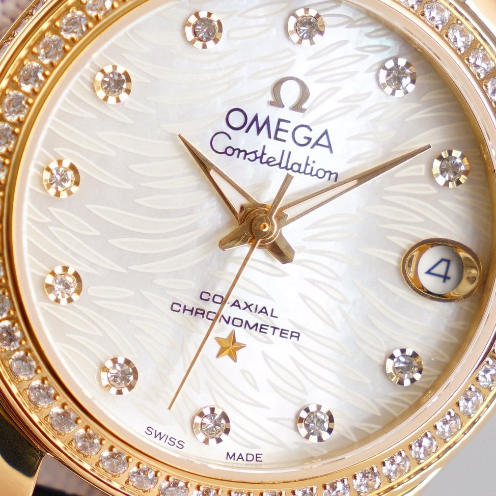 OMEGA THE Oujia Constellation Light Feather Womens Watch IS