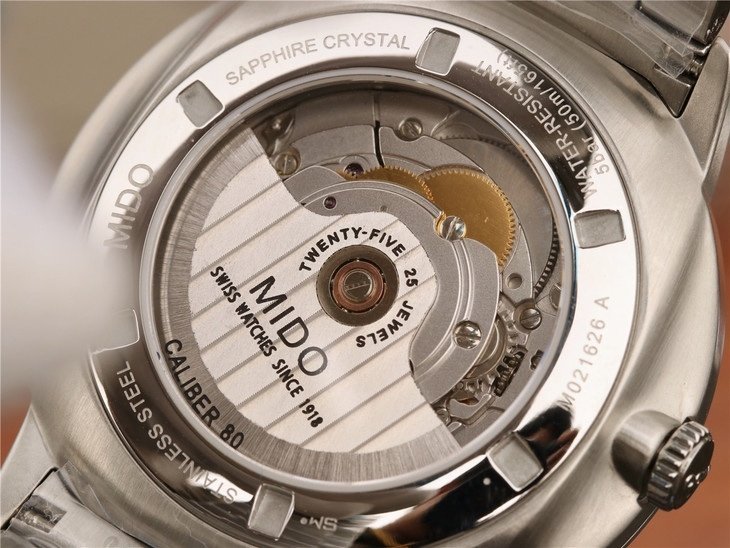 MIDO Commander 42MM Diameter 50M Waterproof 1197 MM316L Stainless