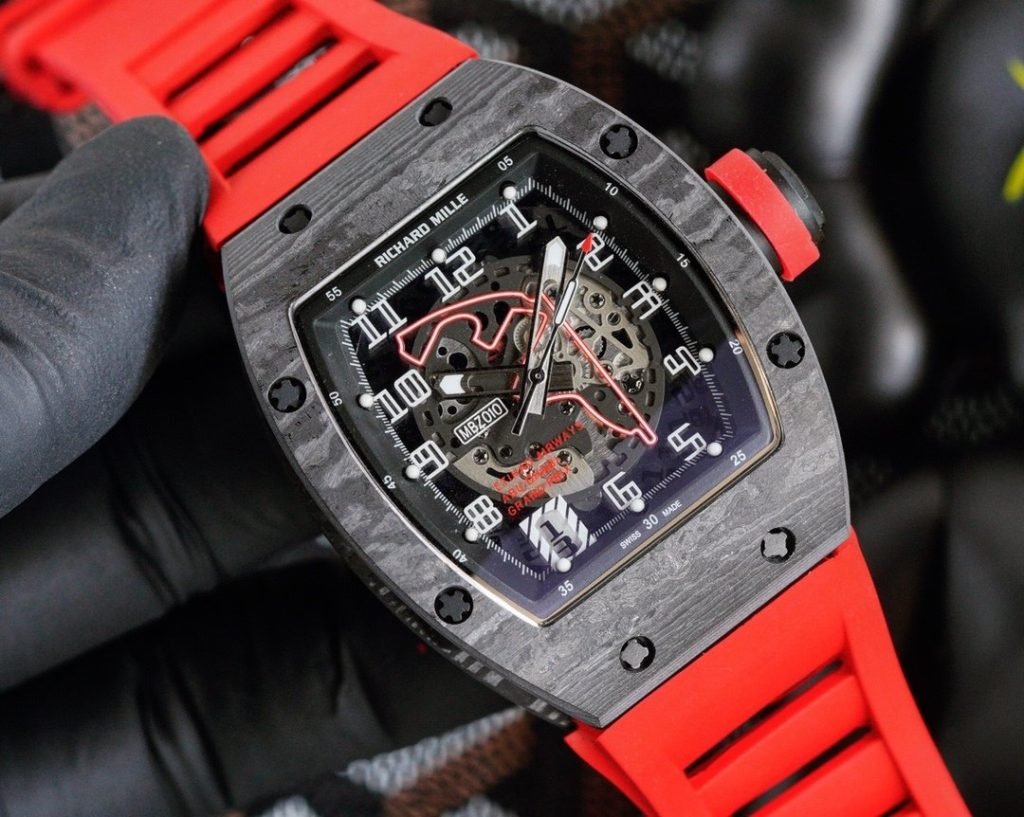 Richard Mille Richard Miller RM010 Hollowedout Mechanical Automatic Watch
