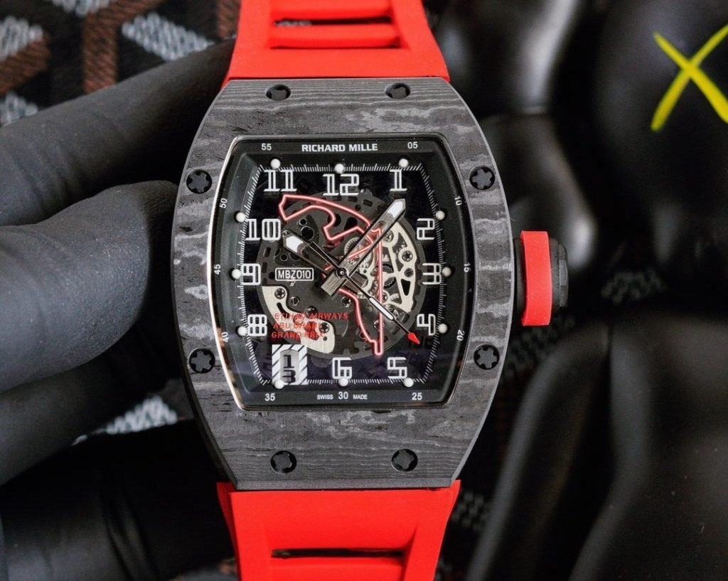 Richard Mille Richard Miller RM010 Hollowedout Mechanical Automatic Watch