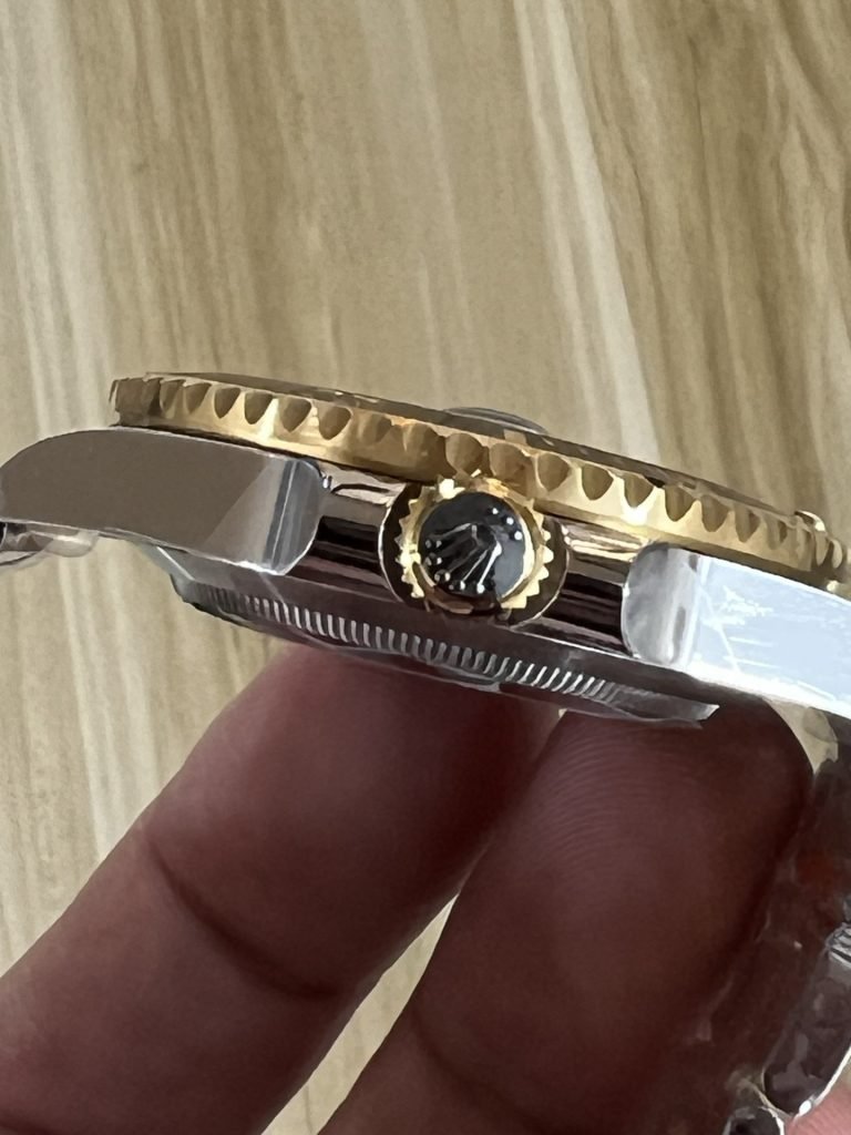 Rolex Shot OF C40 Golden Blue