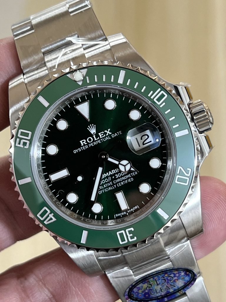 Rolex Shot OF C40 Green Ghost