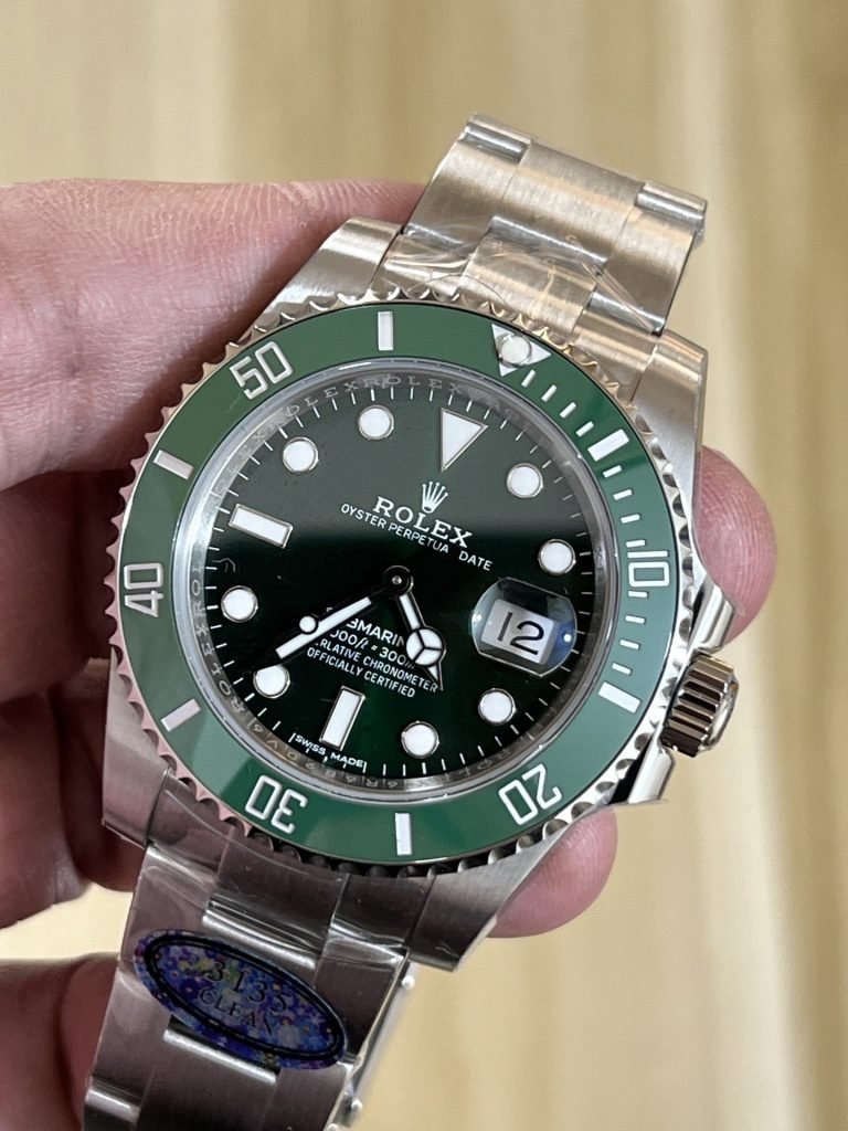 Rolex Shot OF C40 Green Ghost